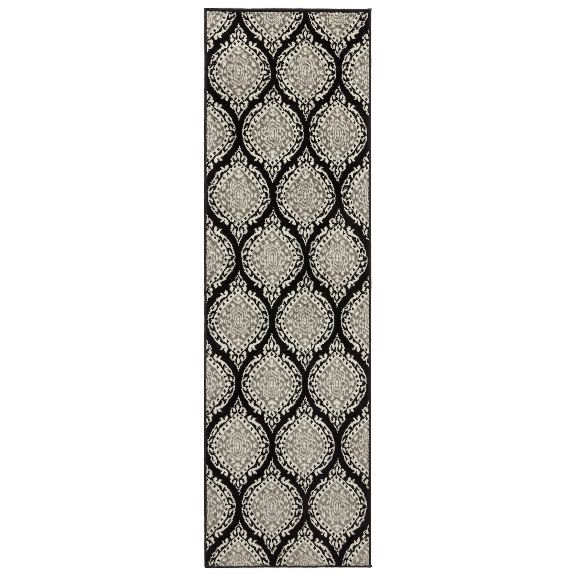 Modalfo - Alfombra Pasillo Kashan King Negra 61 X 213 Cm