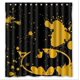 thumbnail image 1 of Cortina de ducha con el logotipo de Batman, juego de cortinas de baño con ganchos, tamaño 66 x 72 pulgadas, 1 of 3