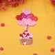 thumbnail image 2 of Cesta de flores con forma de globo troquelado en forma de corazón para hacer tarjetas y manualidades, 2 of 6