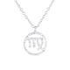thumbnail image 1 of Collar de plata con el signo del zodiaco Virgo, 1 of 2
