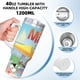 thumbnail image 5 of Vaso Térmico Desmarcar de Acero Inoxidable con Asa y Bombilla 1180ml, 5 of 6