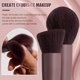 thumbnail image 3 of Set de brochas de maquillaje BS-MALL 18 piezas sintéticas D-Marrón, 3 of 9