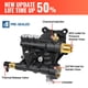 thumbnail image 3 of Bomba para hidrolavadora YAMATIC 3200 PSI 2.5 GPM horizontal, 3 of 6