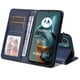 thumbnail image 2 of Funda Billetera para Motorola Moto E15 con Porta Tarjetas y Soporte Ajustable Azul, 2 of 5