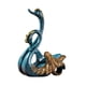 thumbnail image 4 of Portabotellas de vino con forma de cisne, adorno de moda, artesanías, estante decorativo para vino, soporte para botellas de vino para una mesa creati Azul, 4 of 5