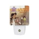thumbnail image 1 of La Familia Proud: Más Ruidosa y Orgullosa Luz nocturna LED con sensor de anochecer a amanecer para dormitorio, baño, pasillo, escaleras - Lámpara LED nocturna de enchufe, 0.5W - 1 pieza, 1 of 6