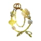 thumbnail image 2 of Llavero Con Cuentas, Adorno, Corazón Y Lazo, Decoración, Llavero Para Niños, Mujeres, Regalo, Amarillo, 2 of 3