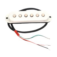 Bothyi - Pickup De Guitarra Eléctrica De Humbucker De Cuello Para Instrumentos Musicales De Guitarra Eléctrica Blanca