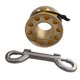 thumbnail image 3 of Carrete para dedo con carrete de aleación de aluminio y buceo de 15 m con gancho a presión con perno dorado, 3 of 5