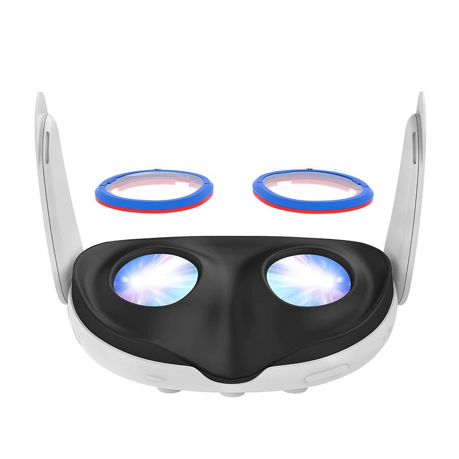 Marco Magnético Aaronmei Para Gafas Vr Quest 3 Rojo Azul