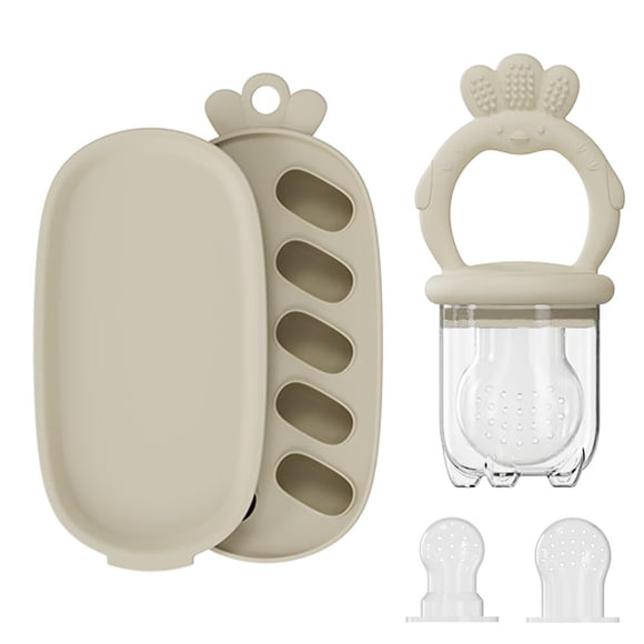 Set de alimentador de comida para bebé TAEAFER con molde de silicona para paletas