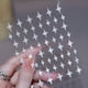 thumbnail image 1 of 5pcs,Reflective Glitter 3D Nail Stickers Decals,Laser Silver Heart Star Love Butterfly Sticker For Nails Sparkly Nail Art Decoration Wedding Party Nail Stickers Decor, 1 of 3