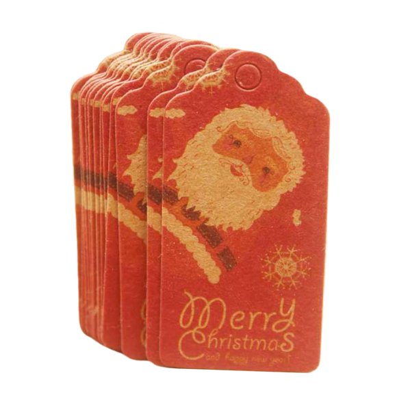 Etiqueta Pintada Navidad Diy Etiqueta De Regalo Única Tarjeta Peque?a Artesanía Feliz Navidad 2