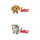 thumbnail image 2 of Perro De Peluche Electrónico De 2 Piezas, Cola De Ladrido Interactivo, Peluche Y Husky, 2 of 2