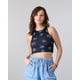 thumbnail image 2 of Polera Top Halter Mujer tejido print Flor Polemic, 2 of 3