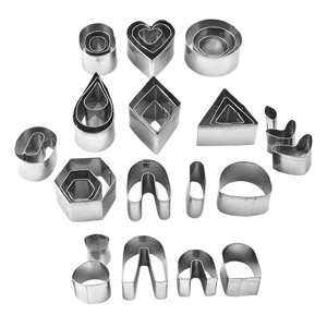 Magideal - 33 Piezas De Arcilla Polimérica/Paquete De Inicio Inoxidable De Formas Mini/Para Cocina Pendient