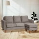 thumbnail image 1 of Seccional Venecia Intercambiable Tela Velvet Gris, 1 of 1