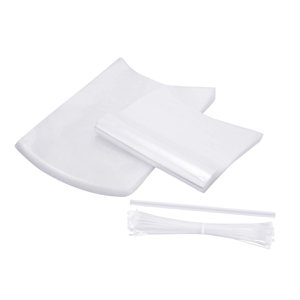 Magideal - 100 Bolsas Retráctiles Transparentes Para Aves De Corral, Multiusos, Impermeables, 40,5 X 25 Cm