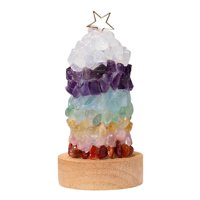 Ioensy - Lámpara De Escritorio De Luz De Noche De Cristal Creativa Decorativa Para El Color Fresco Del Hogar