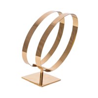 Bothyi - Soportes De Exhibición De Cinturón De Acero Inoxidable Doble Bucle Para Accesorios De Exhibición De Tienda Color Titanio