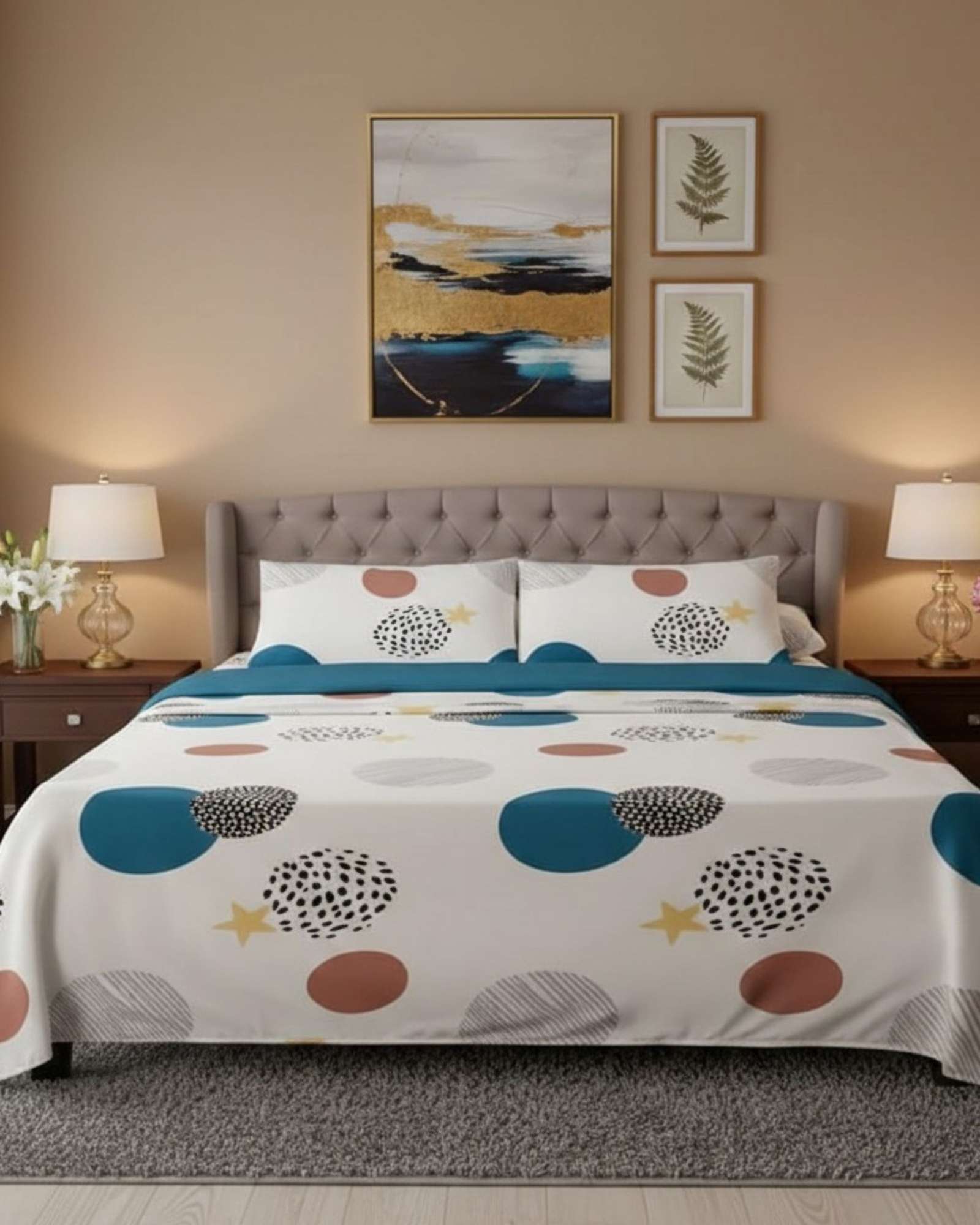 Imac Hogar - Juego De Sabanas 500 Hilos King A6