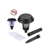 Tomasstore - X4 Lampara Luz Solar Mata Mosquitos Insectos Masca Uv 2 Modos