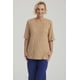 thumbnail image 1 of Polera Mujer Texturizada Beige Oscuro, 1 of 8