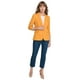 thumbnail image 2 of Blazer Tommy Hilfiger para mujer, diseño de girasol con un botón, talla 14, 2 of 3