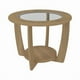 thumbnail image 1 of Mesa Centro Curve Beige/Natural, 1 of 2