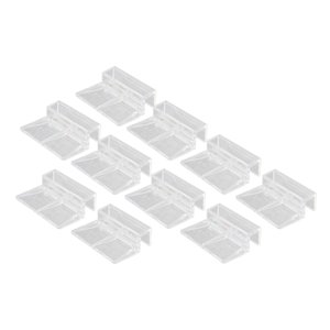 Ioensy - Clips De Red Para Pantalla De Acuario, Soporte De Cubierta Fija De Vidrio Multiusos, 10Mm, 10 Uds.