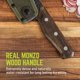 thumbnail image 4 of Cuchillo de chef True Utility 5Cr15MoV con mango de madera Monzo, 4 of 6