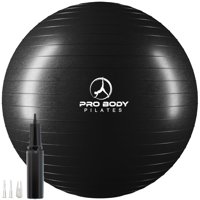 Pelota De Ejercicio Probody Pilates De 65 Cm Negra Para Fitness Y Yoga