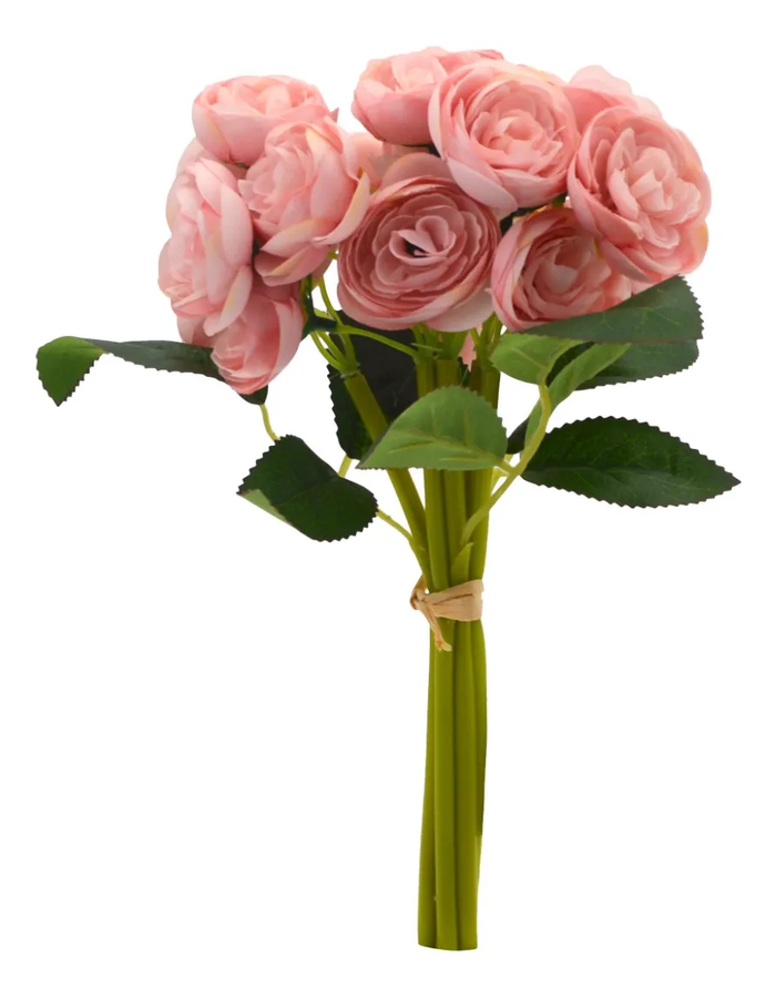 Genérico - Ramos Rosas Artificiales 2 Uds 26 Cm