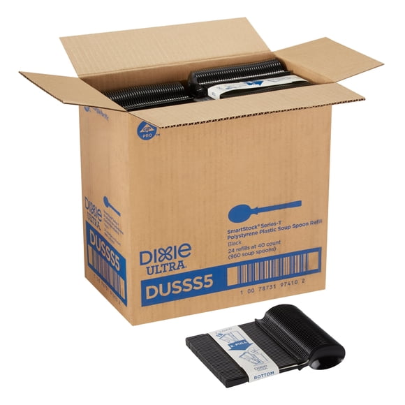 Cucharas Dixie Ultra SmartStock negras 960 por cartón