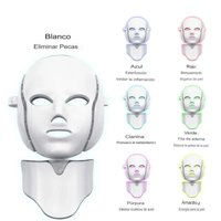 Movi - Mascara Led C/Cuello, Antiarrugas, Acne, Lineas De Expresiòn, Manchas, Etc 7 Colore