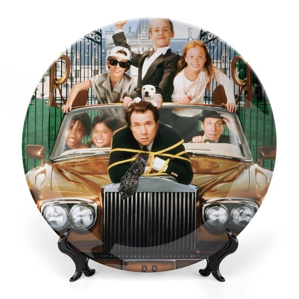 Richie Rich Plato decorativo de porcelana fina (bone china), plato decorativo de cerámica para hogar, oficina, soporte de pared, platos decorativos para dormitorio - 6 pulgadas (15 cm)