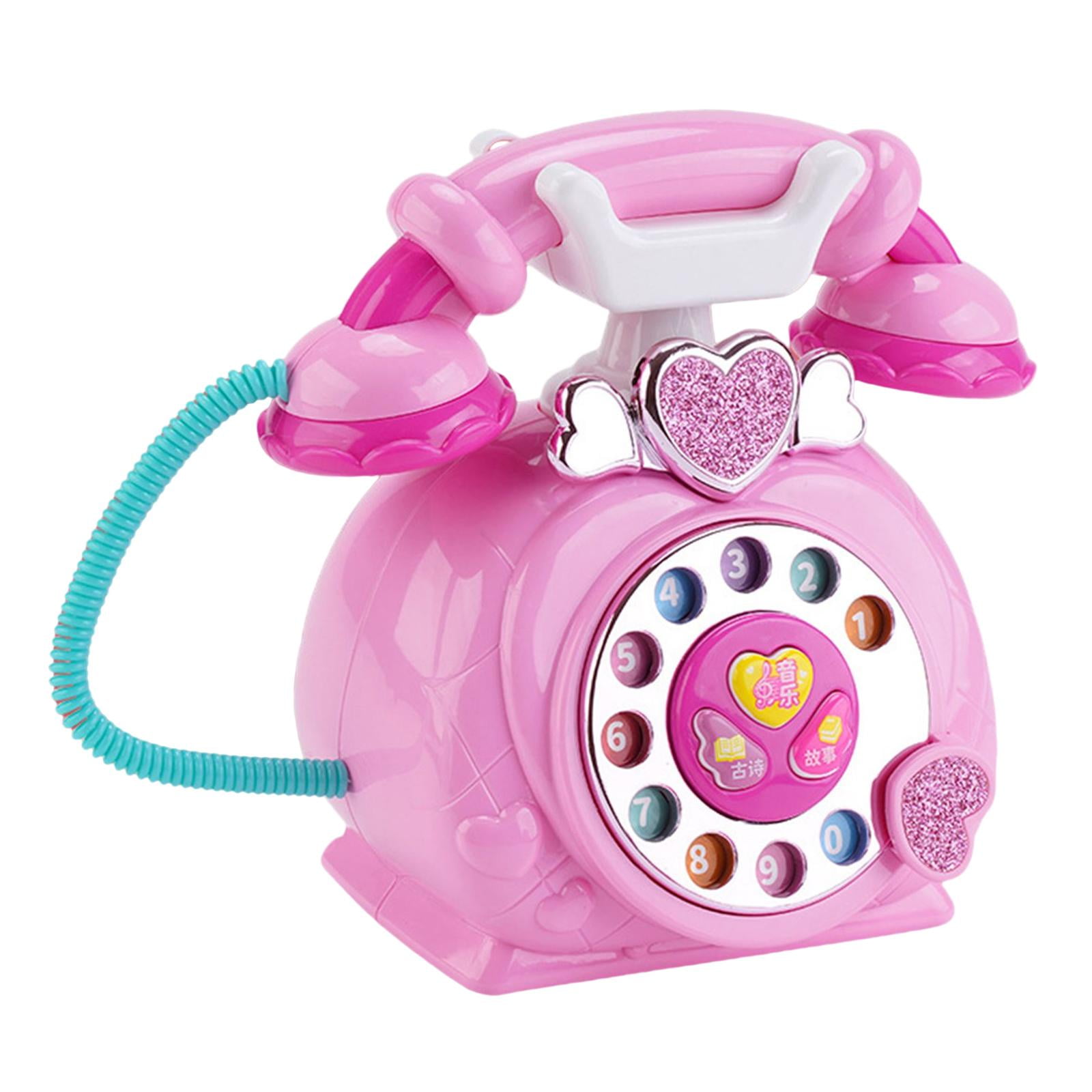 Bothyi - Cognición De Máquina De Narración De Juguetes De Teléfono Para Niños Pequeños En Edad Preescolar Niños Rosa