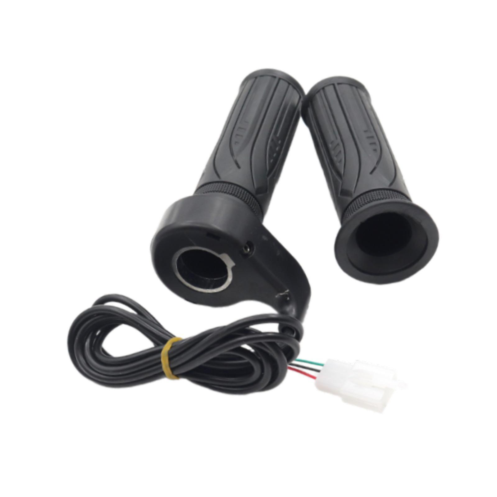 Magideal - Mango Giratorio De Gas, Empuñadura Manual De Acelerador Giratorio, Cable De Velocidad, Interruptor De Manillar, Aceleradores Livianos Para Bicicletas