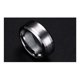 thumbnail image 3 of Anillo de Tungsteno Silver Hombre Moda Masculina Il, 3 of 3