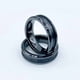 thumbnail image 1 of Anillo en blanco de cerámica negra de 8 mm para joyería con incrustaciones, 1 of 4
