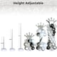 thumbnail image 3 of Soporte Con Forma De Arco Para Globos 7 Pies De Altura Ajustable Plateado, 3 of 7