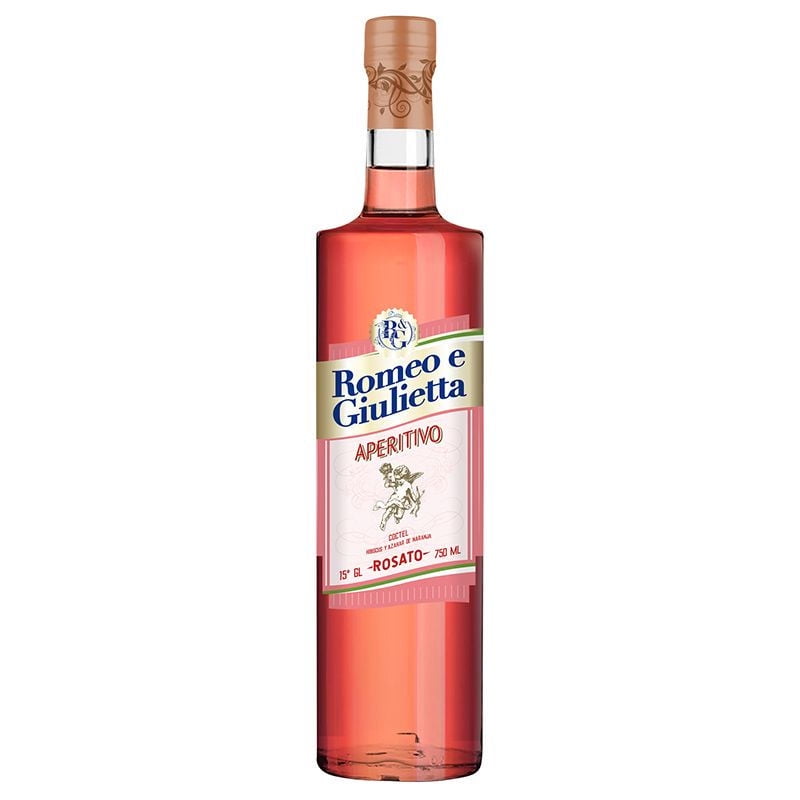 Licor Aperitivo Rosato 750 ml Romeo e Giulietta