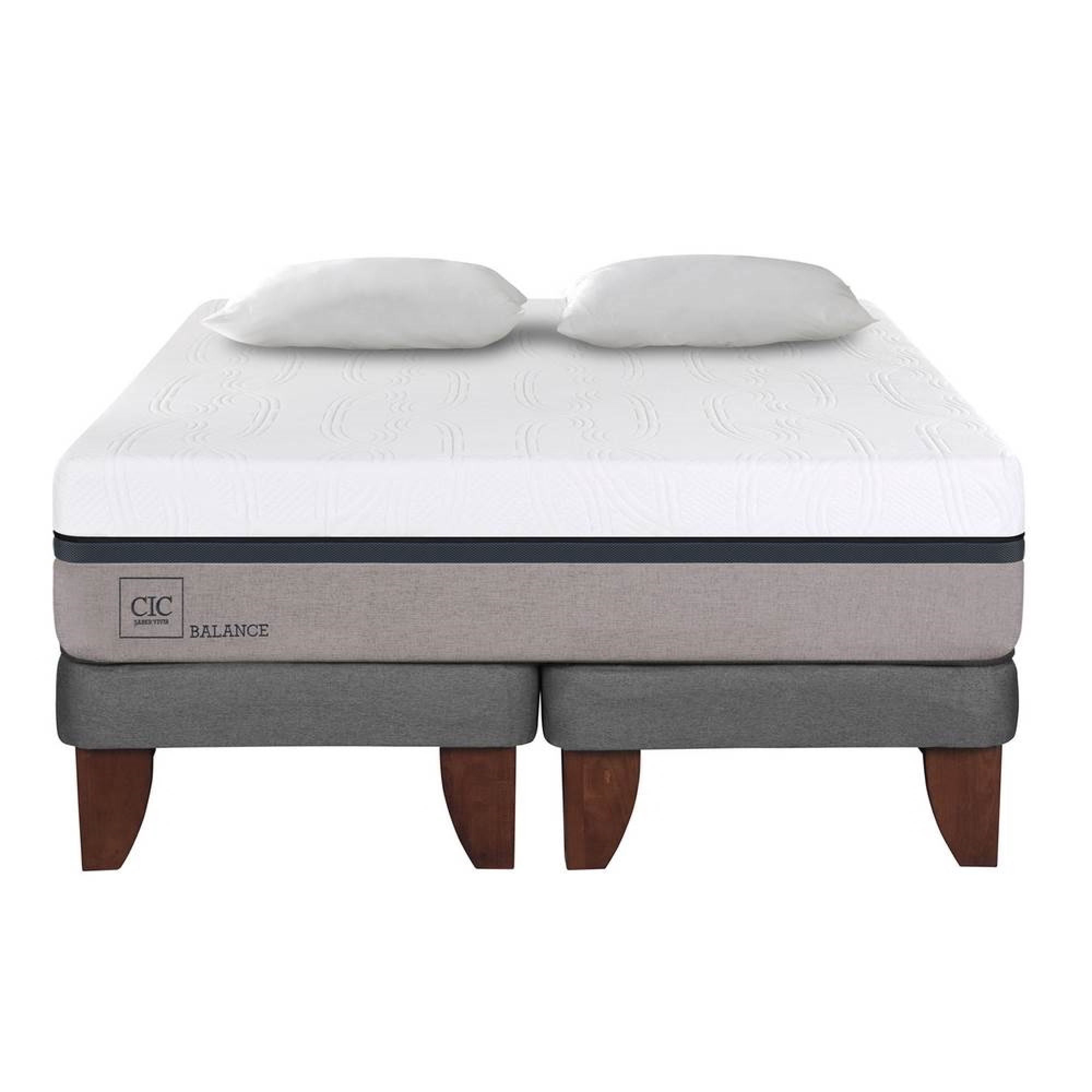 Cama Europea Balance King Base Dividida