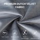 thumbnail image 4 of Puf Inspire Crafter, espuma viscoelástica, 90 cm, gris oscuro, 4 of 8