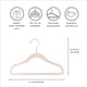 thumbnail image 2 of Baby Hangers Terciopelo Antideslizante 30 Unidades Color Rosa, 2 of 8