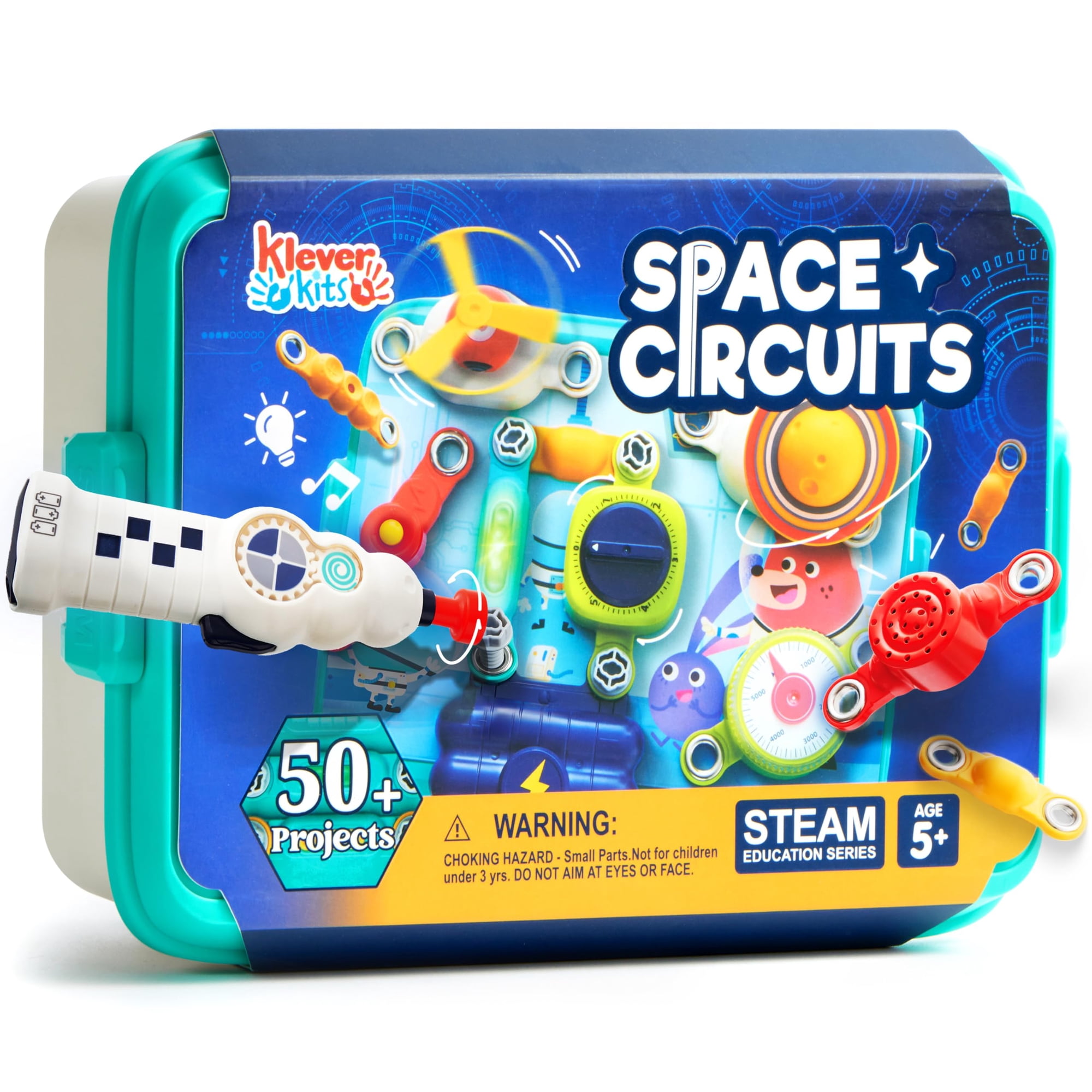 Kit De Electrónica Klever Kits Space Circuits Para Más De 50 Proyectos Para Niños