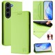 thumbnail image 1 of Funda Billetera con Soporte para Samsung Galaxy S23 FE Bloqueo RFID Plegable Verde claro, 1 of 6
