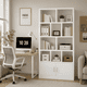 thumbnail image 3 of Estante librero organizador madera 2 puertas 180x23x80 #4, 3 of 3
