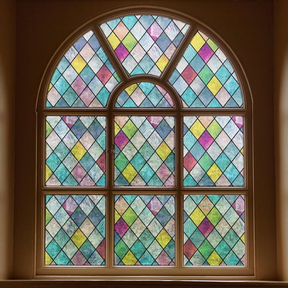Lámina para ventanas FEOMOS, vidrio tintado, privacidad, antiUV, 44 x 300 cm