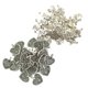thumbnail image 1 of 50 piezas de encantos de corazón de filigrana de plata tibetana + 50 piezas hechas para encantos de un ángel, 1 of 3